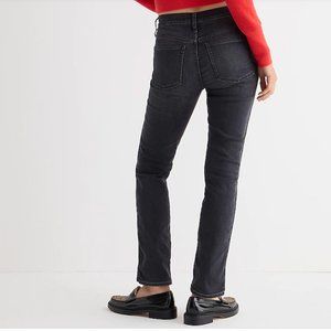 J Crew 9" mid-rise vintage slim-straight jean in Charcoal wash Size 27